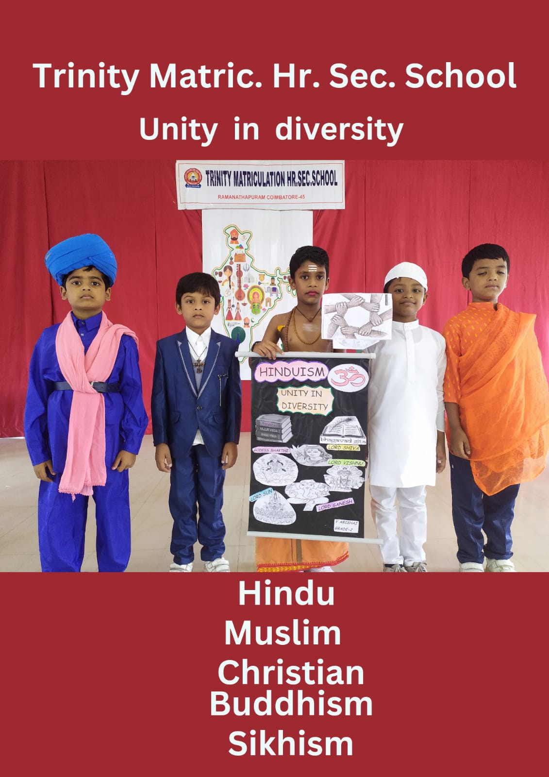 Grade 1 & 2 – Unity in Diversity Activity – Trinity School Coimbatore