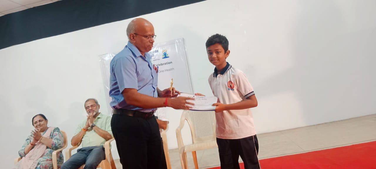 Inter School yoga competition winners