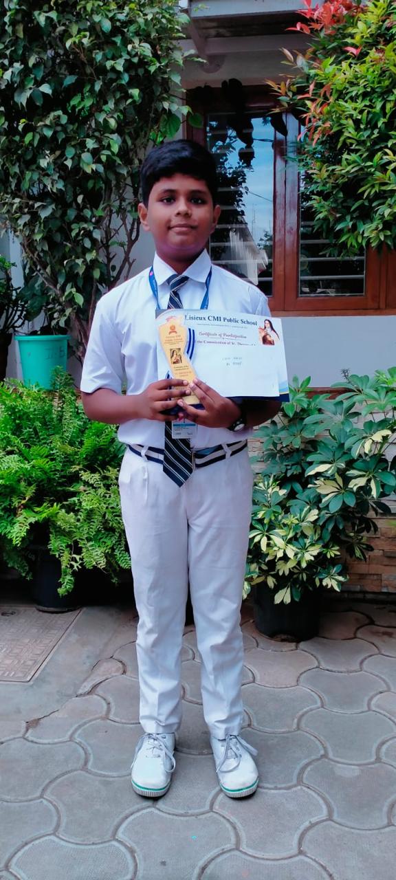 Inter School Elocution competition winner